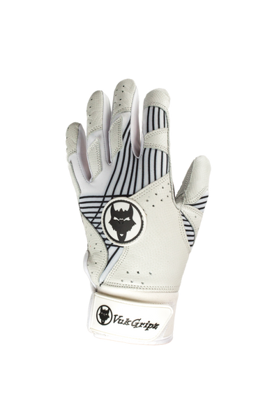 VukGripz Prowler white batting gloves