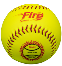 Senior Slowpitch Leagues will knock it out of the park with this ball. Sold by the dozen. The Fire Slowpitch Softball is non-licensed for any recreational, pick up softball game.