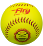 Senior Slowpitch Leagues will knock it out of the park with this ball. Sold by the dozen. The Fire Slowpitch Softball is non-licensed for any recreational, pick up softball game.