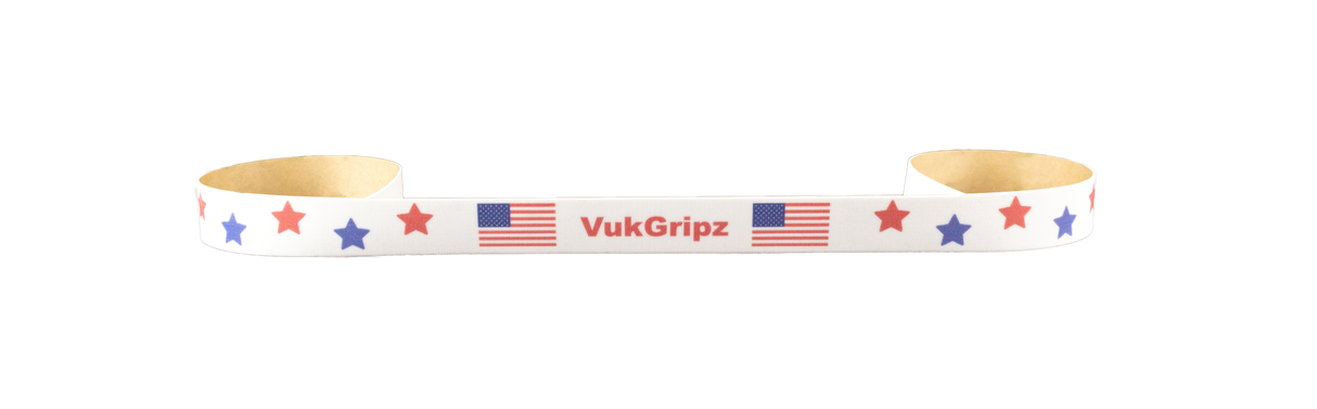 VukGripz Stars and American Flag Grip Tape roll stretched