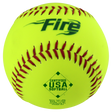 The ASA slowpitch softball is made specifically for ASA slowpitch games. Knock it out of the park with the Fire power core. Sold by the dozen.