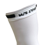 VukGripz Premium Compression Sleeve white top, size