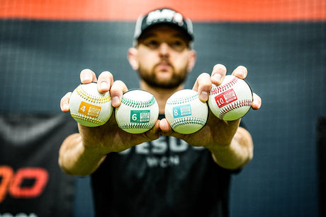 Baseball Leather Weighted Ball Set