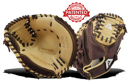 Akadema Prodigy Series catcher’s mitt in beige and brown