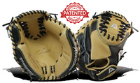 Akadema first base mitt in beige and black