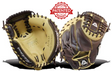 Akadema first base mitt in beige and brown