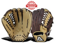 Akadema fielder's mitt in beige and brown