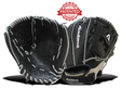 Akadema fielder's mitt in black and grey