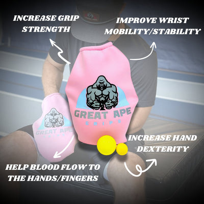 GREAT APE GRIPS - PINK