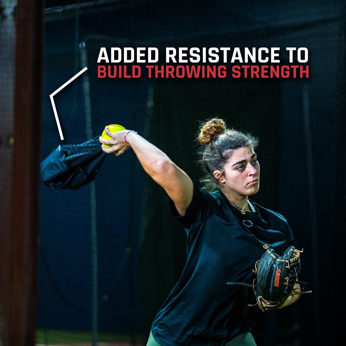 Mini-Chutes Resistance Throwing Trainer for Baseball & Softball