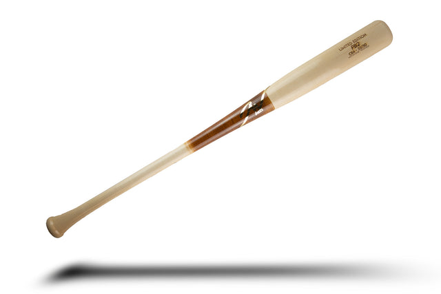 Jaw Bats maple bat in light and dark wood colors